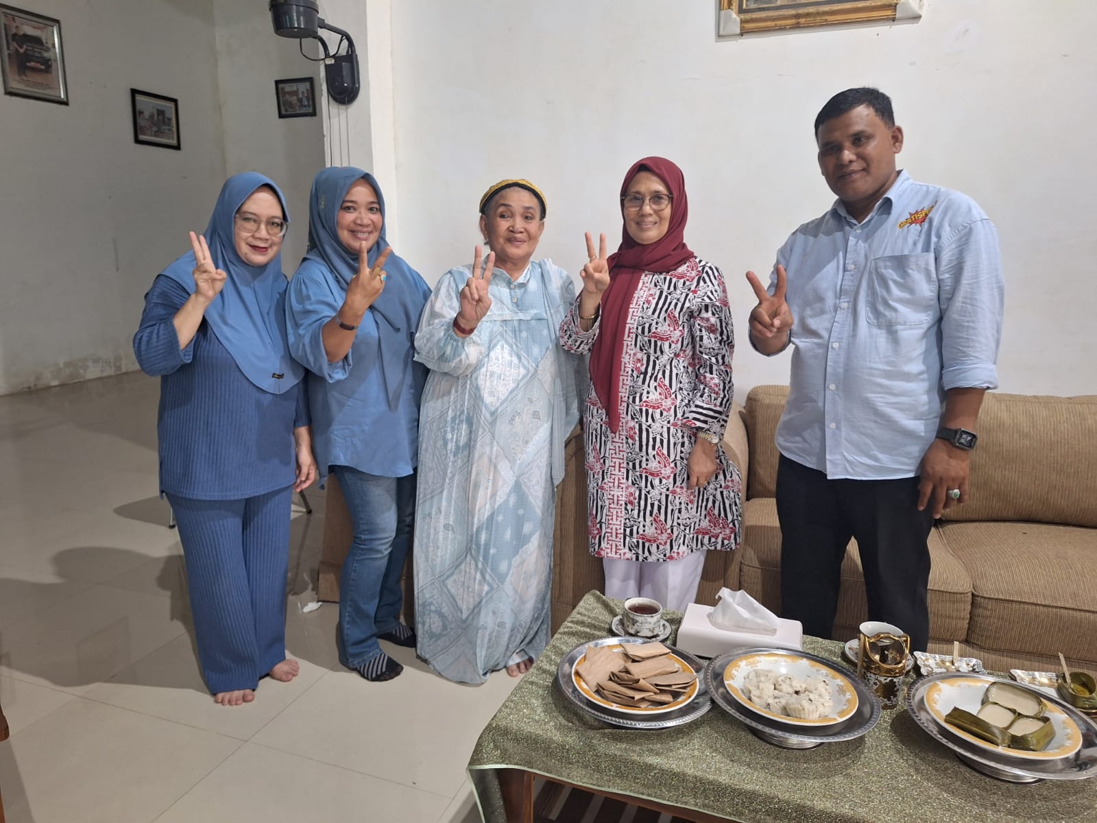 Gencarkan Safari Politik demi Memenangkan ABM-Arwan, Ketua Gerindra Sulbar Sambangi Keluarga Tokoh Besar Malunda