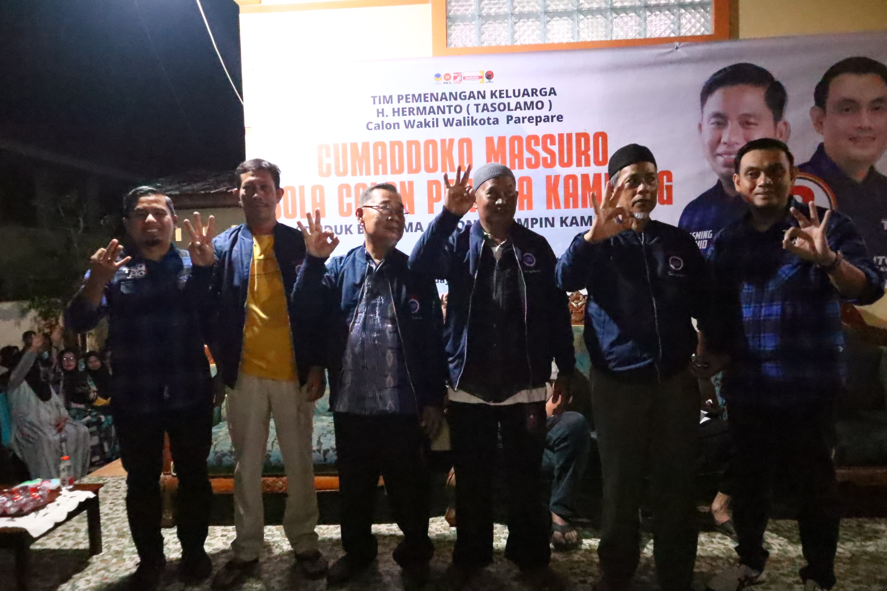 Cair, Duduk Bersama Calon Pemimpin Kampung, Warga Lapadde Titip Harapan Kemajuan Parepare ke Tasming-Hermanto 