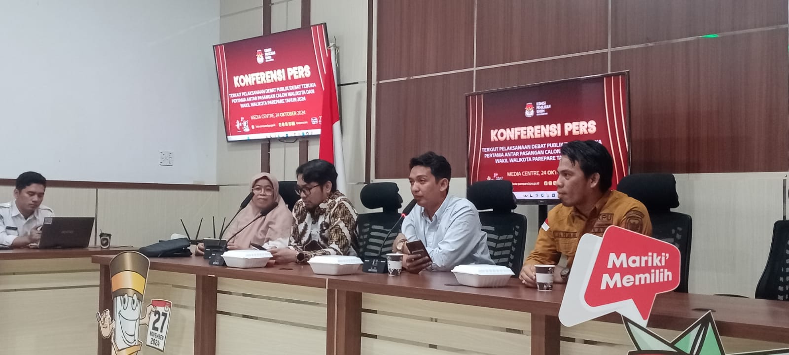 Siap Debat Publik Pertama Pilkada Parepare, Tujuh Panelis Disiapkan Uji Empat Paslon 