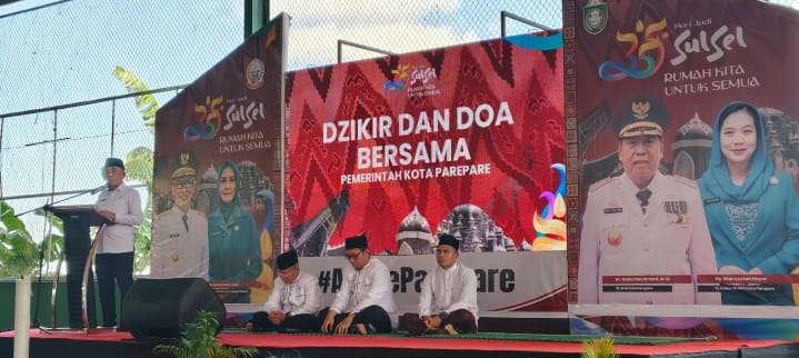Sambut HUT ke-355 Sulsel, Pemkot Parepare Gelar Zikir dan Tasyakuran Harap Pilkada Sukses