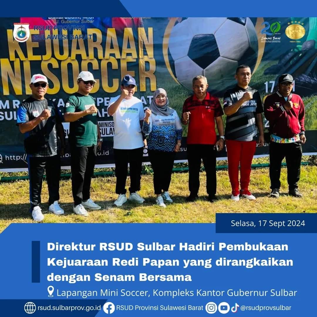 Direktur RSUD Sulbar Berpartisipasi pada Pembukaan Kejuaraan Olahrag tradisional Redi Papan