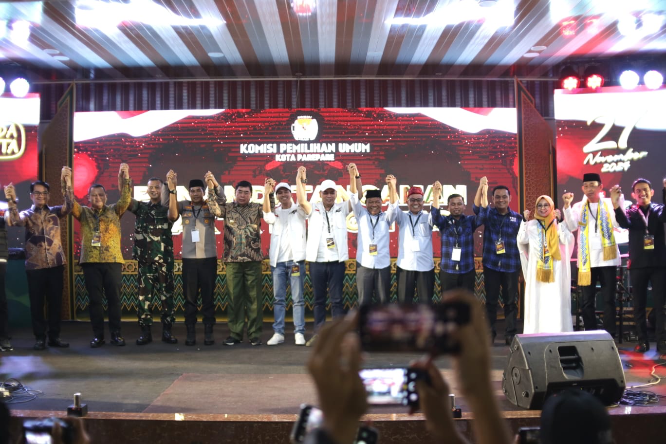 Pj Wali Kota Abdul Hayat Dukung Kampanye Damai Parepare, Tegaskan 8 Program Prioritas, Pertama Sukseskan Pilkada 