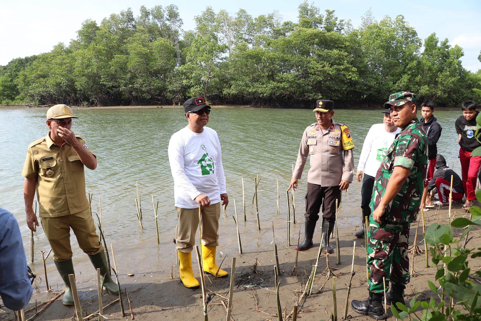 Semarak Hari Jadi ke 20 Sulbar, Sekprov Minta Kabupaten Terlibat Sepekan Menanam Mangrove