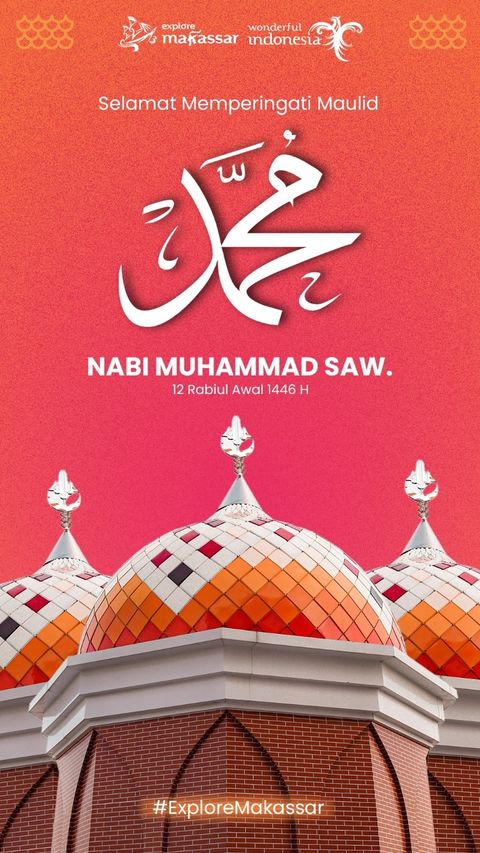 Dispar Makassar Ucapkan Selamat Memperingati Maulid Nabi Muhammad SAW