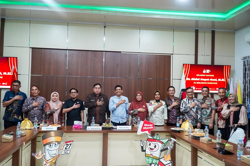 Perdana Kunjungi KPU, Pj Wali Kota Abdul Hayat Pastikan Kesiapan Penyelenggaraan Pilkada Aman dan Lancar