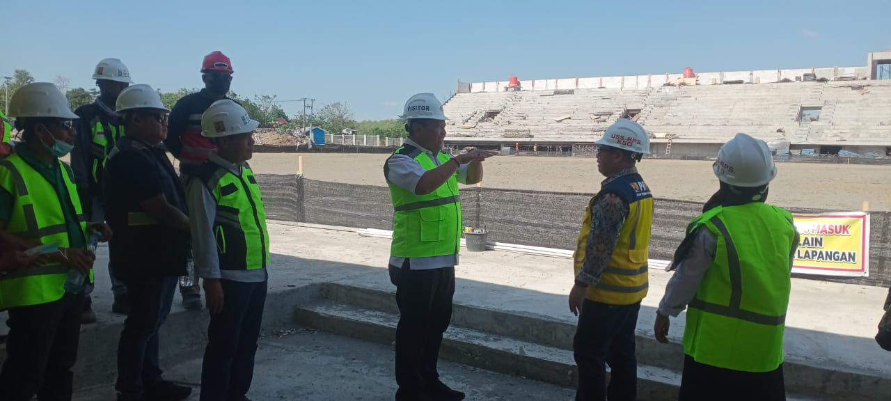 Dirancang Berstandar FIFA, Pj Wali Kota Parepare dukung Rekonstruksi Tribun VIP Barat Stadion GBH