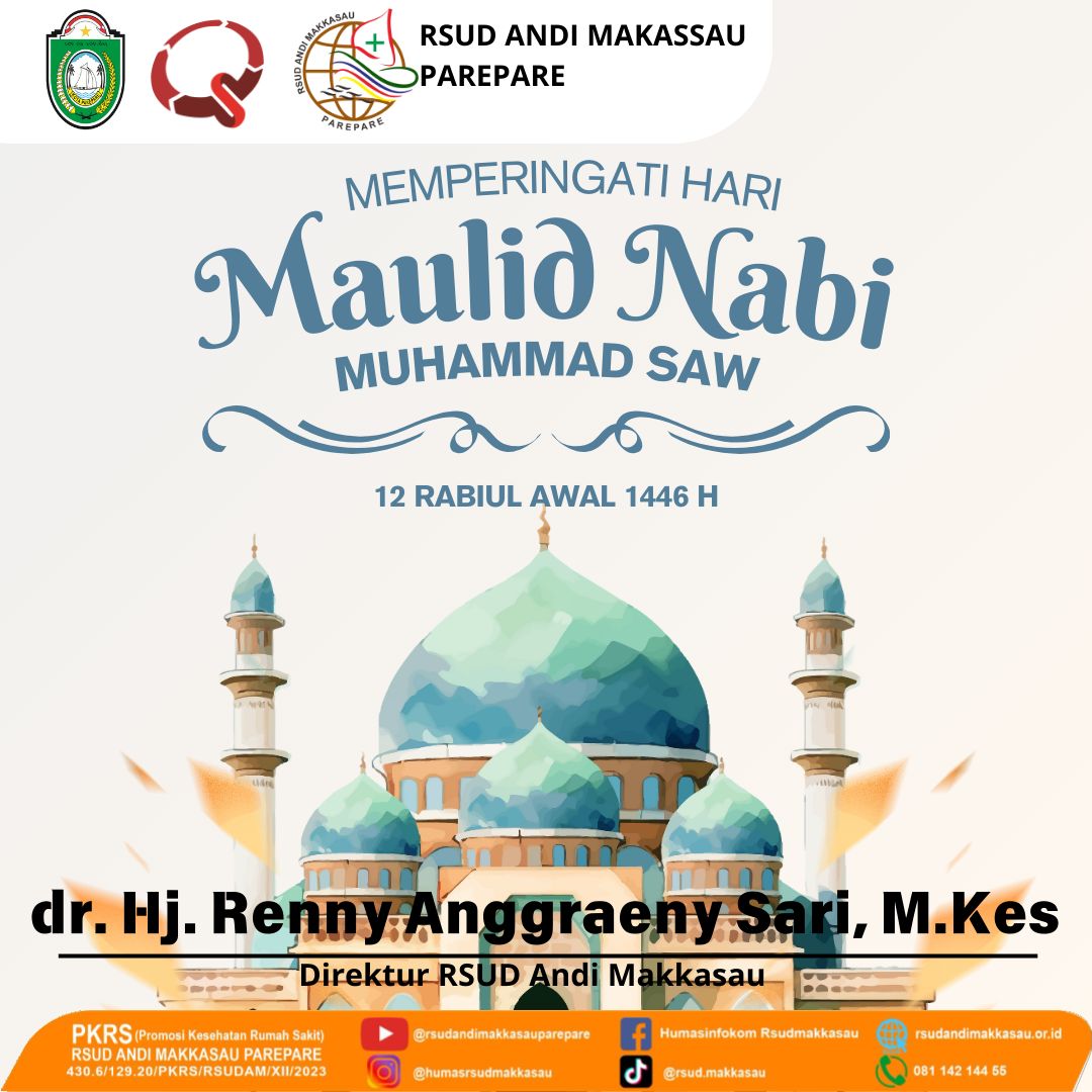 RSUD Andi Makkasau Ucapkan Selamat Memperingati Maulid Nabi Muhammad SAW 2024