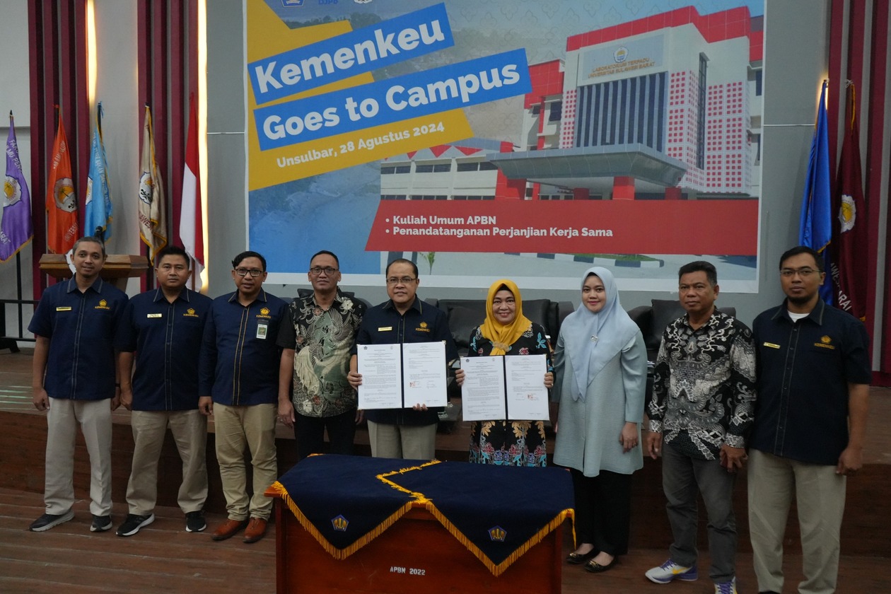 Kemenkeu Goes to Campus di Unsulbar Majene, Kakanwil DJPb Jadi Narasumber