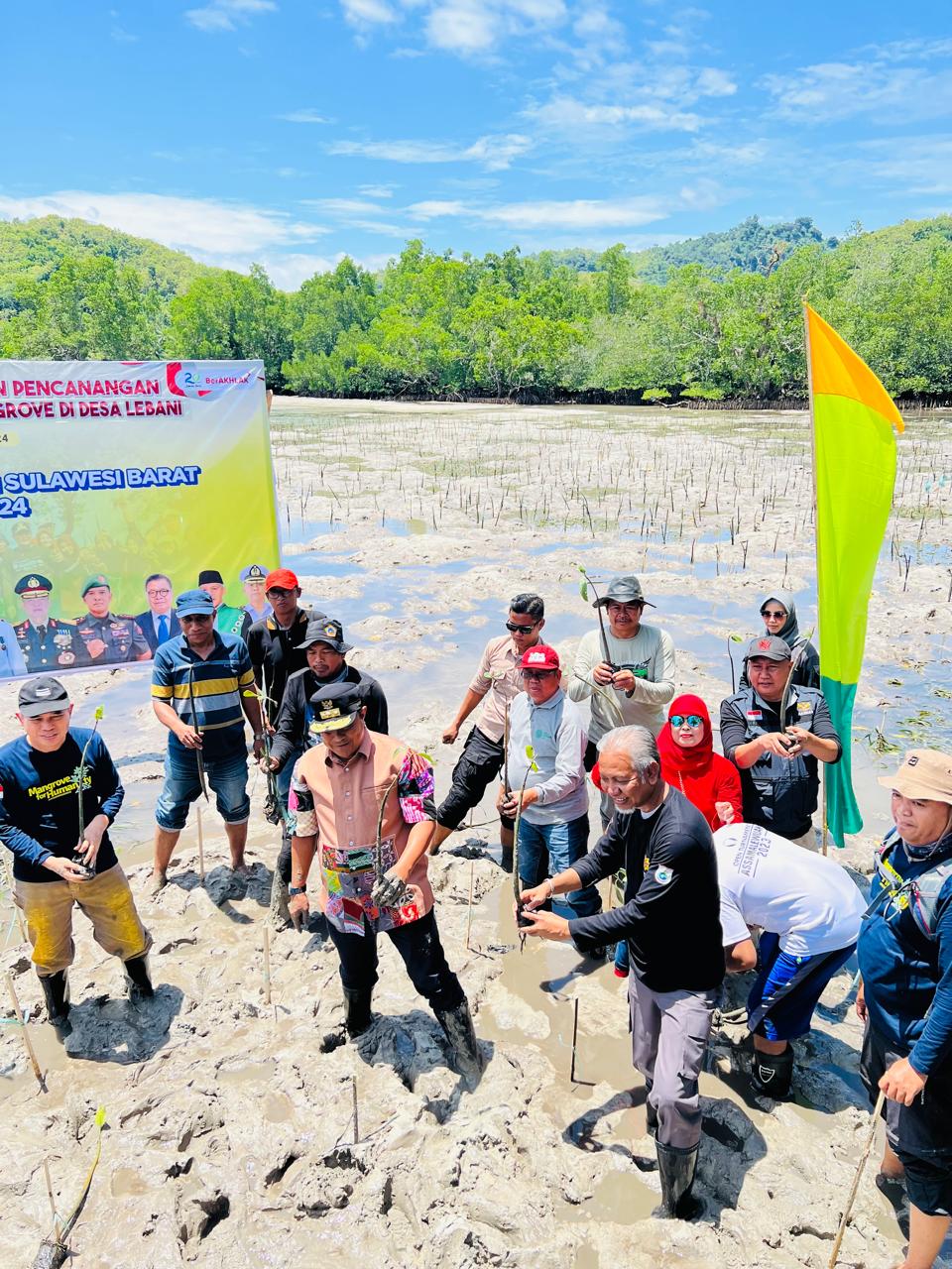 Bersama Forkopimda, Pj Bahtiar Kompak Galakkan Penanaman Mangrove