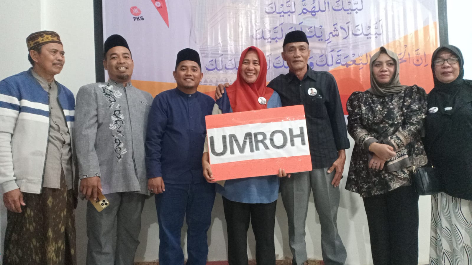 Jusvari Genda Tunaikan Janji Umrahkan Tim dan Konstituen, Pemenang Undian Nomor 8, PKS Nomor 8, Diundi Tepat Tanggal 8