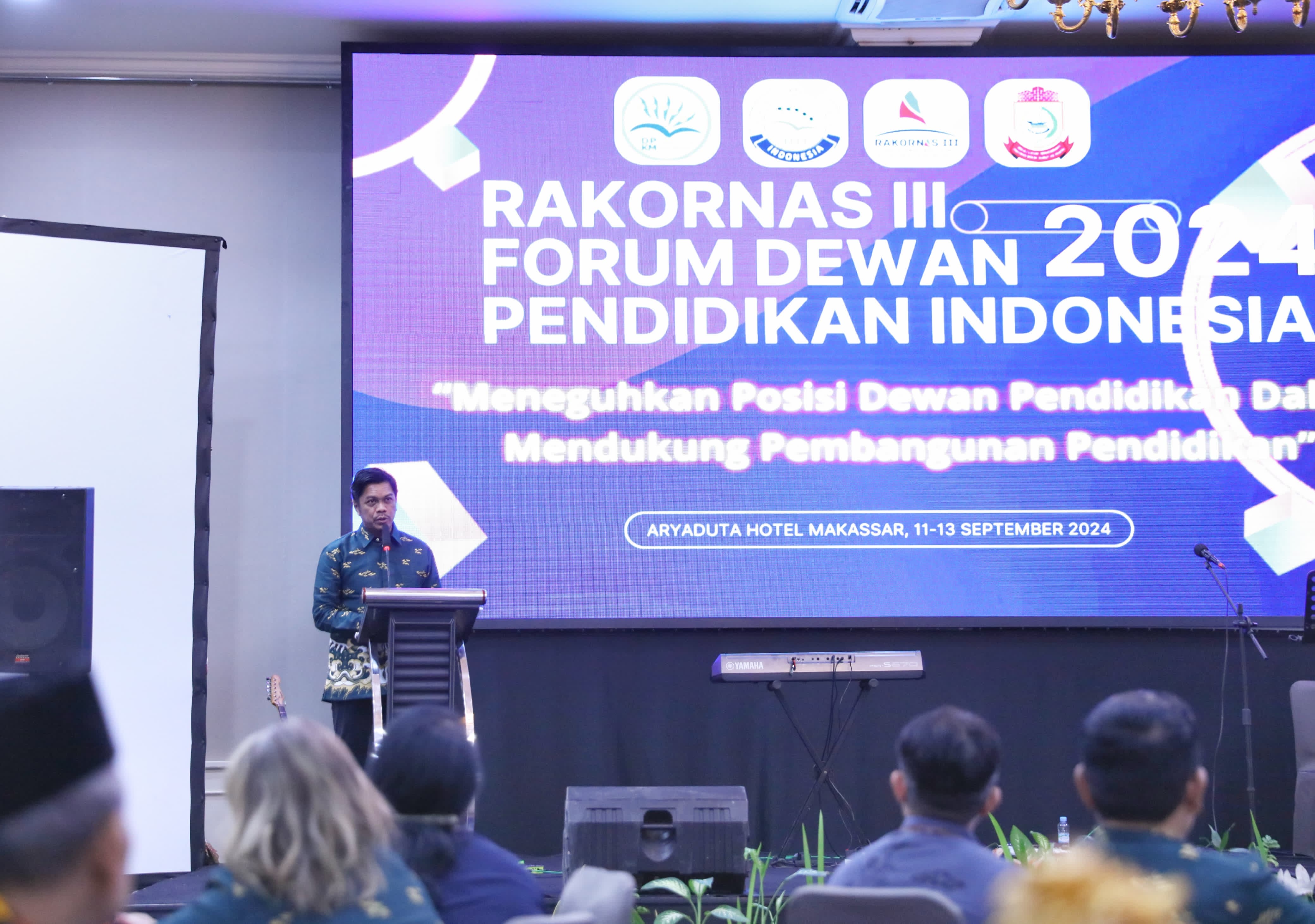 Firman Pagarra Harap Rakornas Forum Dewan Pendidikan Hasilkan Gagasan Untuk Kemajuan Pendidikan