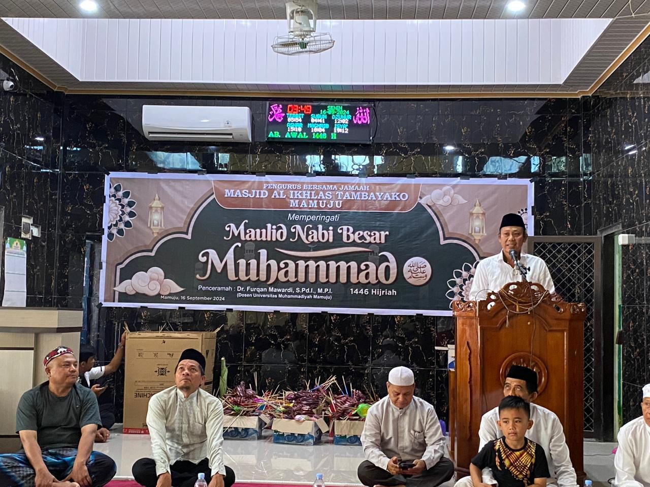 Ado Masud Hadiri Maulid di Masjid Al Ikhlas Tambayako