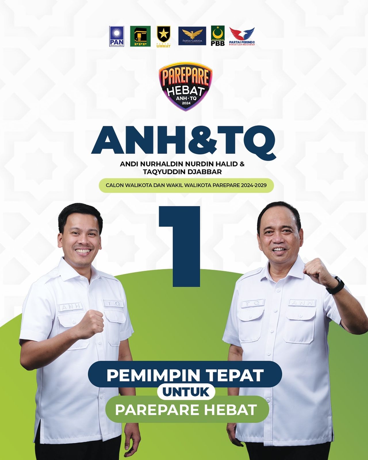 Mantap! ANH-TQ Dapat Nomor Urut 1, Simbol Pemimpin Tegas dan Visioner