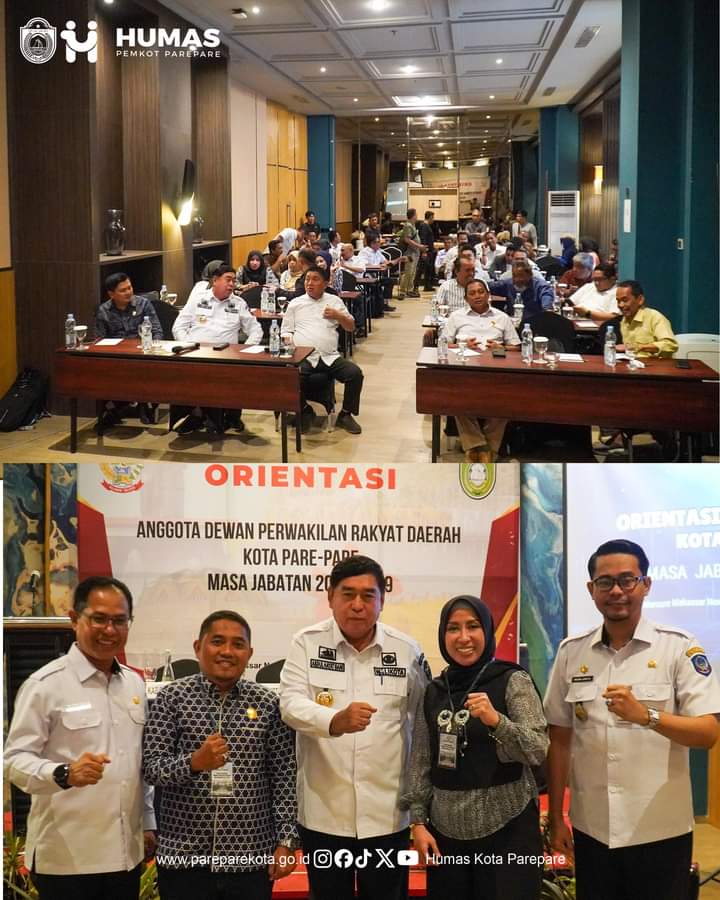 Pj Wali Kota Parepare Buka Orientasi Anggota DPRD, Harap Sinergitas dan Kolaborasi Terus Ditingkatkan