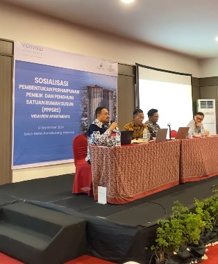 Kadis Perkim Makassar Hadiri Sosialisasi Pembentukan PPPSRS