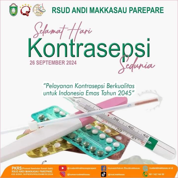 Hari Kontrasepsi Sedunia, RSUD Andi Makkasau Serukan Pelayanan Kontrasepsi Berkualitas untuk Indonesia Emas 2045