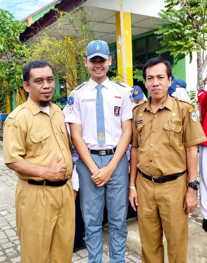 Jadi Motivasi, Trip Ceremony Paskibra SMAN 1 dan Paskibraka Nasional Hadir di SMPN 9 Parepare 