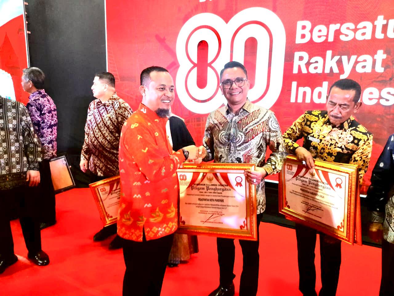 Kado Istimewa Hari Kemerdekaan, Parepare Terima Penghargaan Daerah Termiskin Terendah