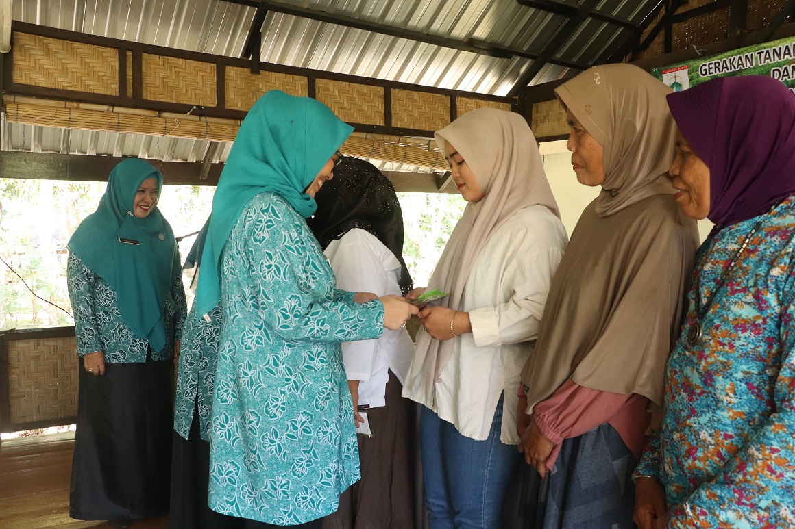 Ketua TP-PKK Sulbar, Harsinah Suhardi Gaungkan Gerakan Toga dan Pupuk Organik di Majene