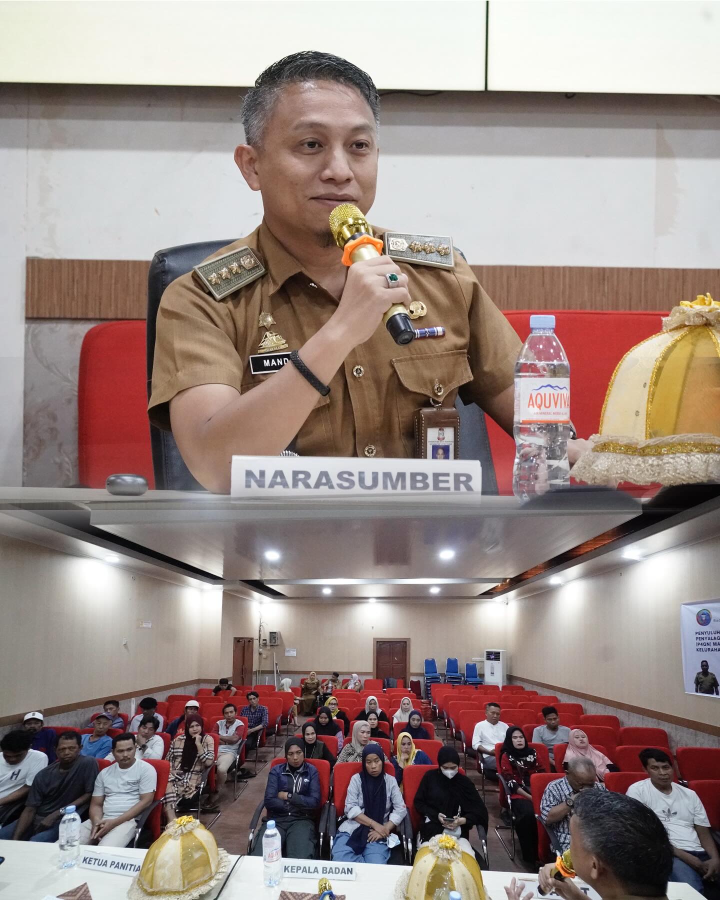 Jadi Narasumber Kegiatan Penyuluhan P4GN, Camat Ujung Tanah Berikan Tips dan Strategi Mencegah Penyalahgunaan Narkoba pada Remaja