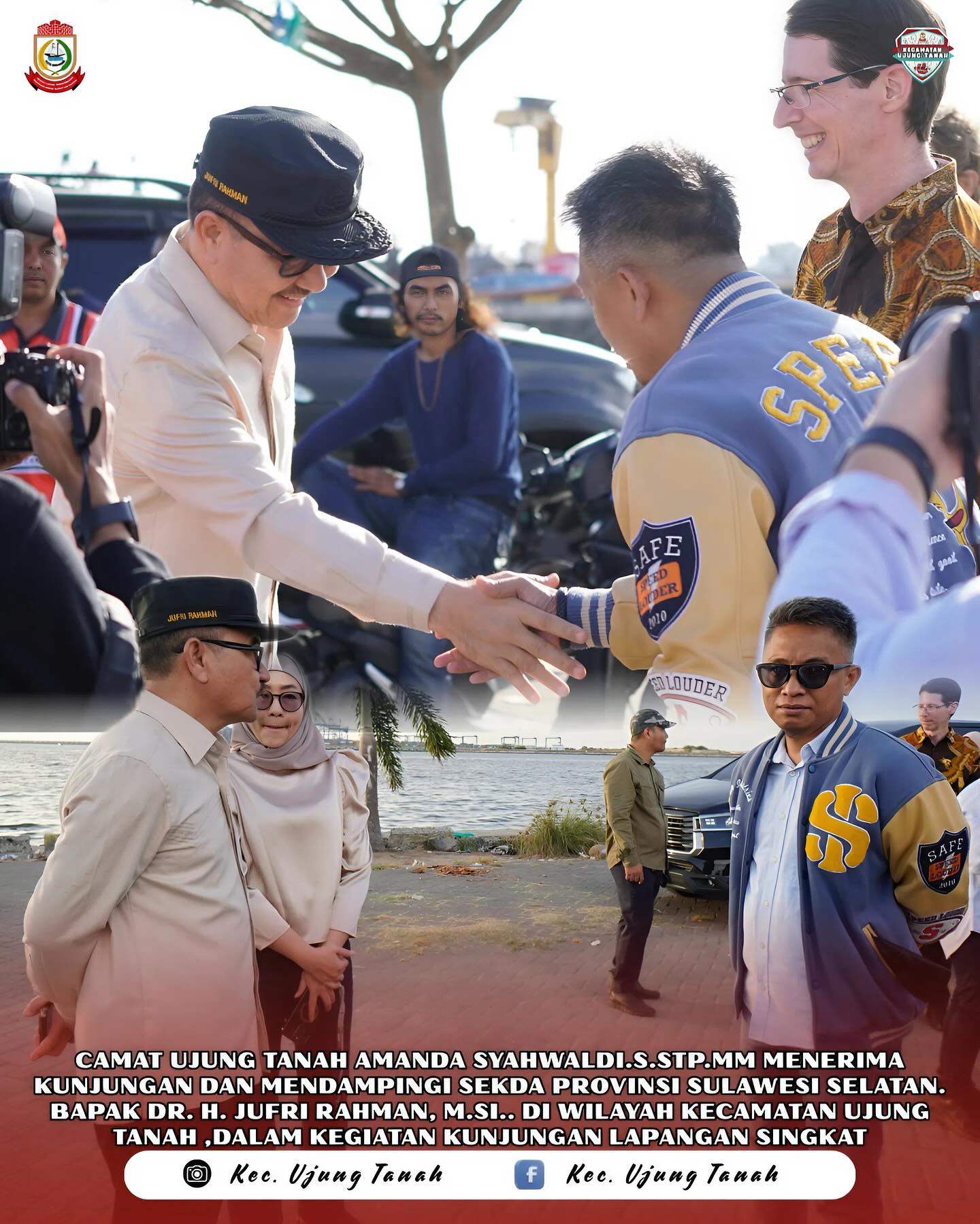 Dampingi Sekda Sulsel dan Konjen Australia Berkunjung ke Pelabuhan Paotere, Camat Ujung Tanah Jelaskan Nilai Strategis dan Historis