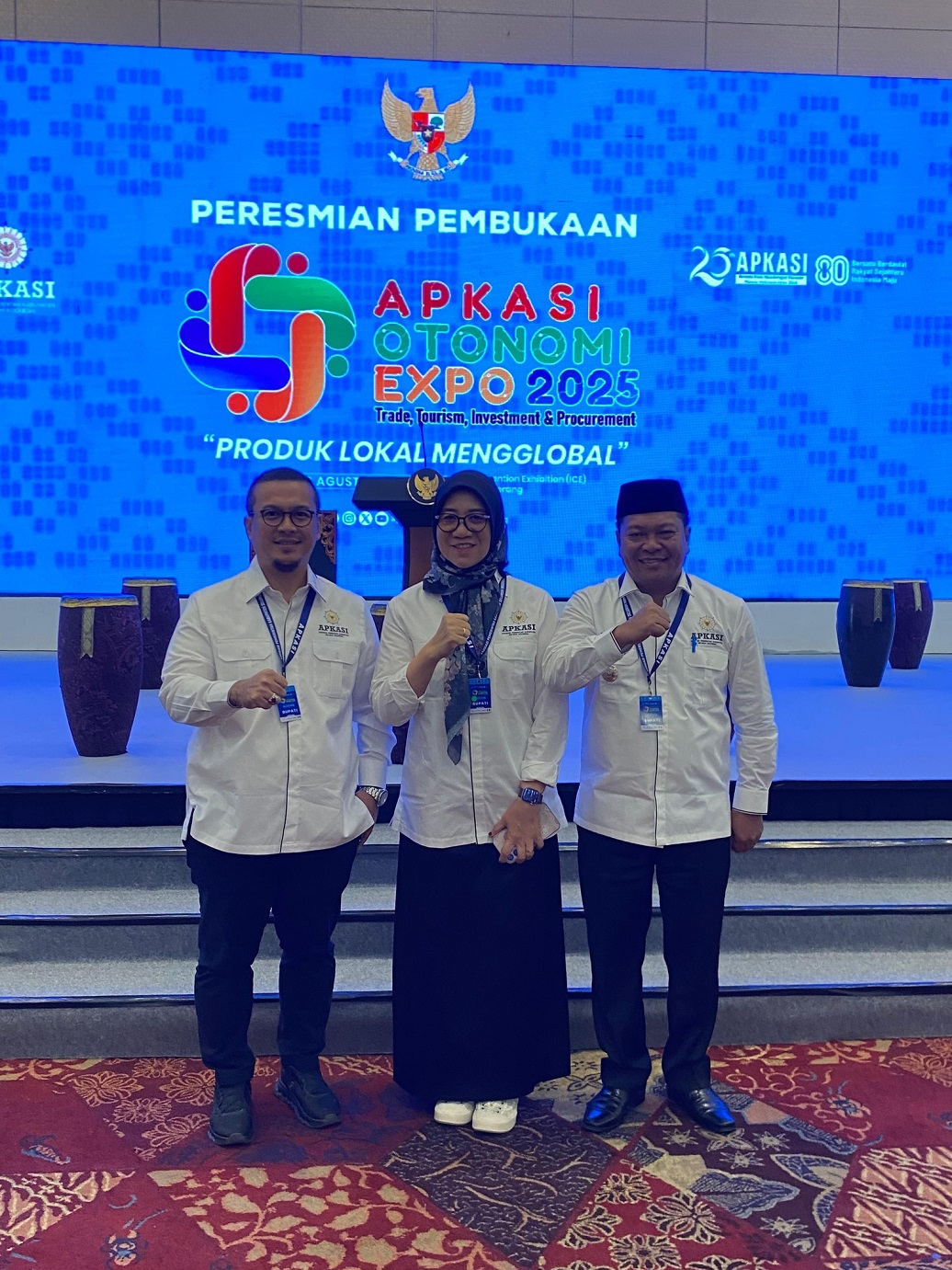 Ajang Promosi Potensi Daerah, Wabup Pasangkayu Hadiri Kegiatan Apkasi AOE 2025 di Tangerang 