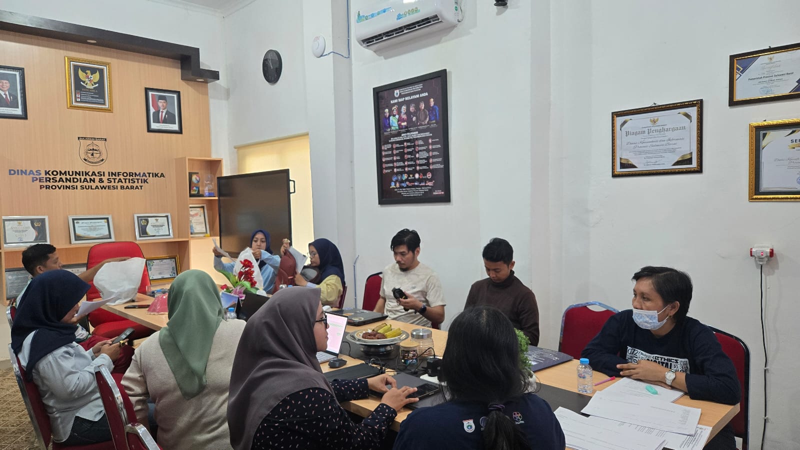 Diskominfo SP Sulbar Gelar Coaching Klinik, Untuk Perkuat Ekosistem Keterbukaan Informasi