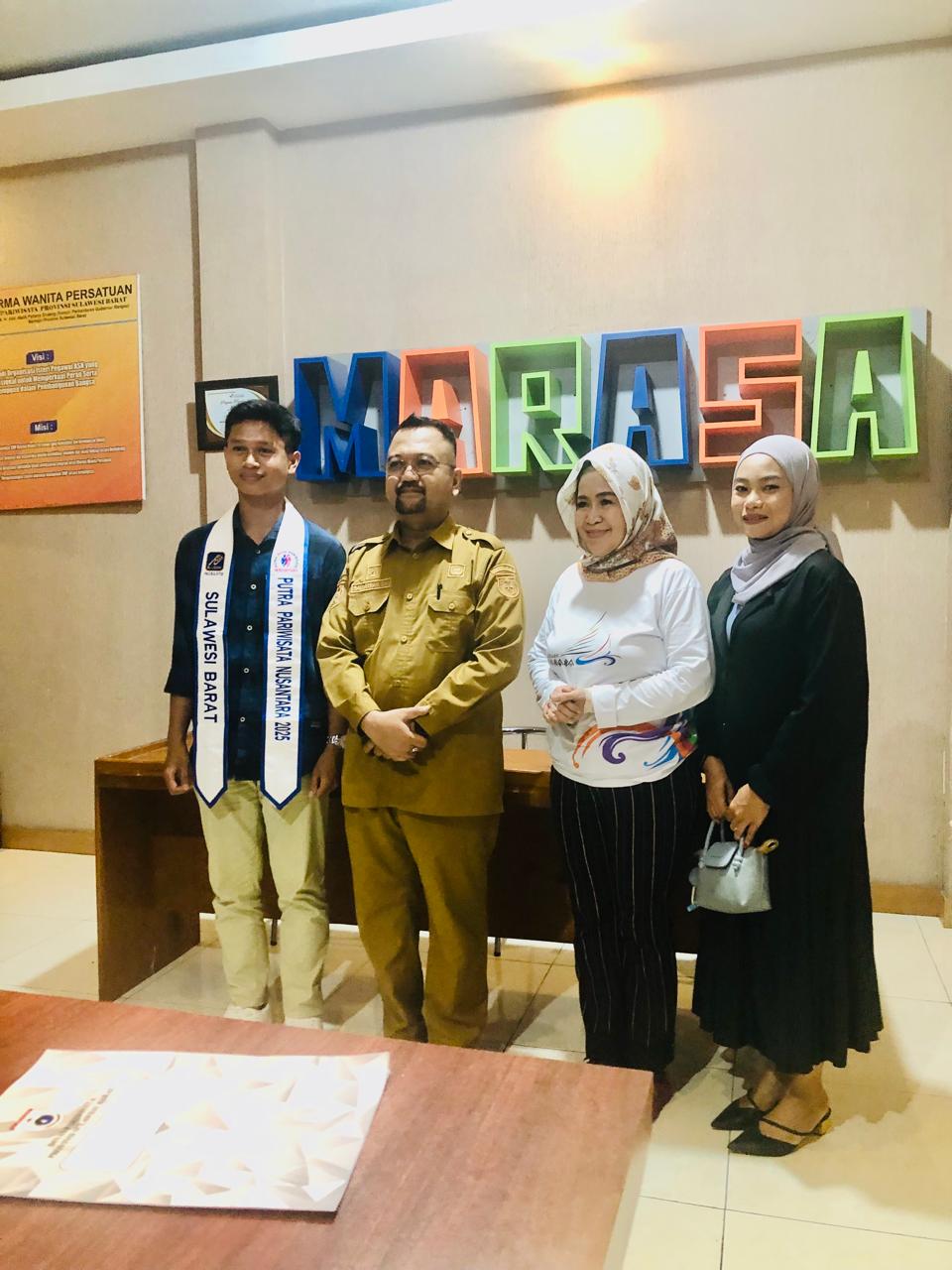 Kadis Pariwisata Terima Kunjungan Peserta Ajang Putra Putri Pariwisata Nusantara 2025 Perwakilan Sulbar