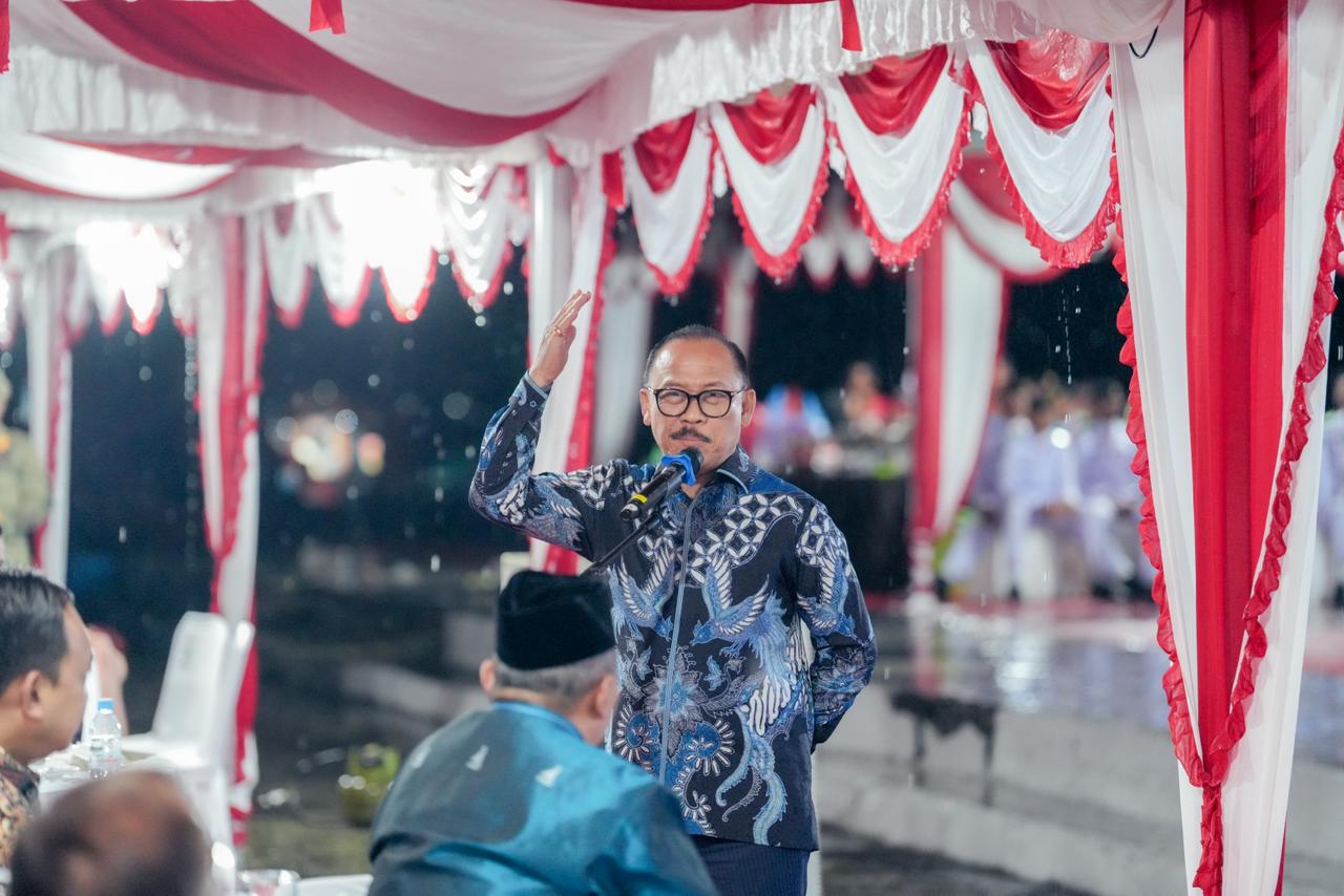 Gubernur Sulbar Tekankan Persatuan Saat Resepsi Kenegaraan HUT RI ke-80