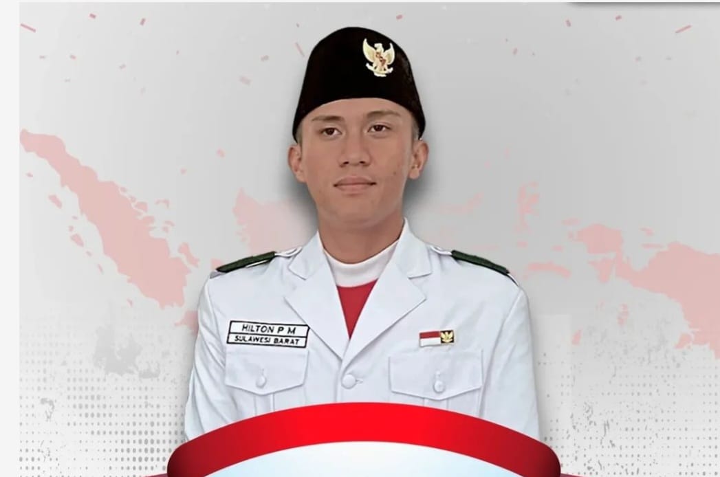 Hilton Pratama, Putra Sulbar Berhasil Tembus Pasukan Delapan Paskibraka