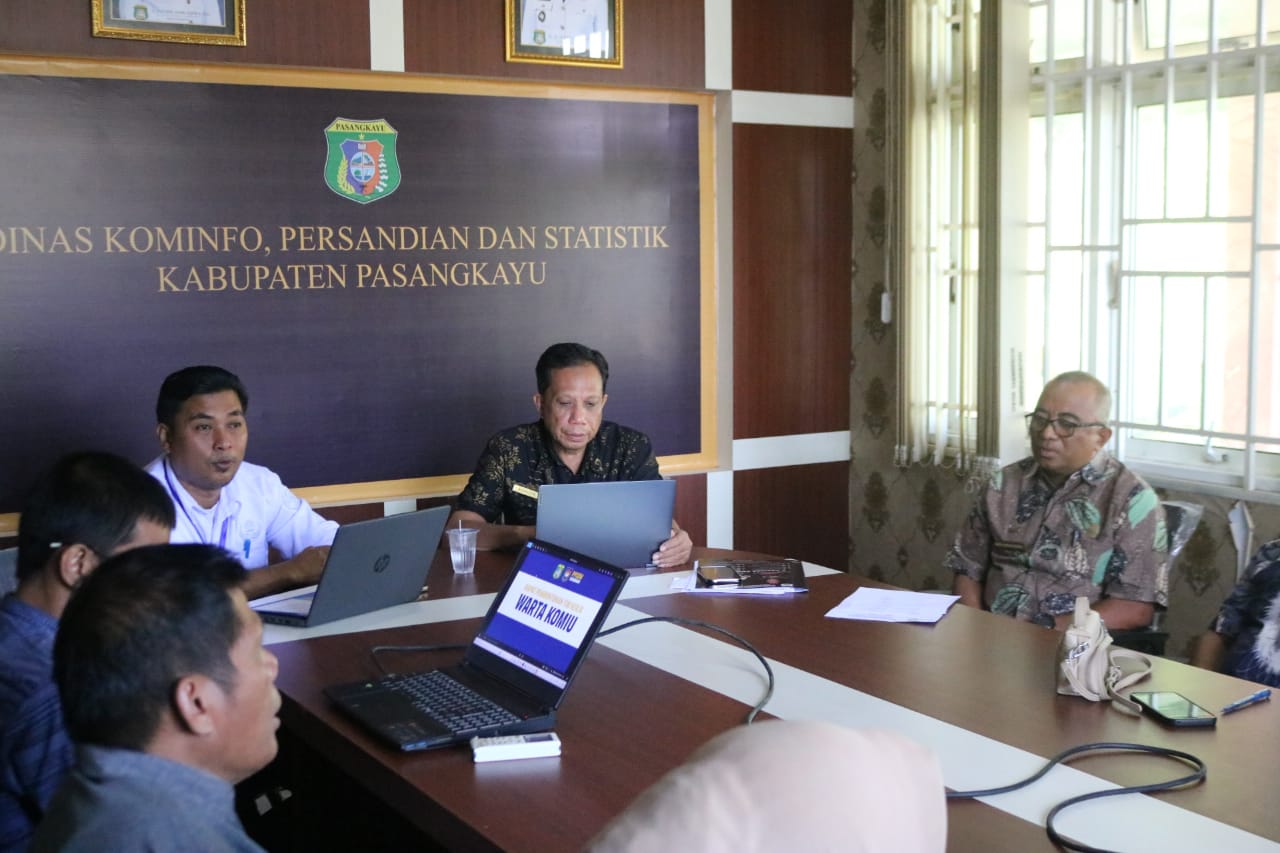Dinas Kominfopers Pasangkayu Bentuk Tim Kerja Warta Komiu