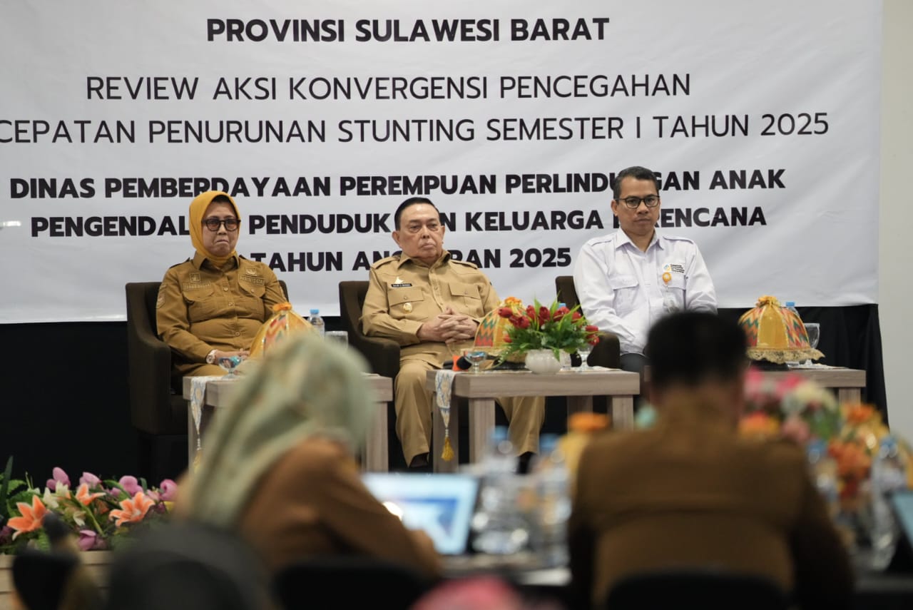 Evaluasi Program Stunting, Wagub Sulbar Tekankan Pentingnya Sinergi Lintas Sektor