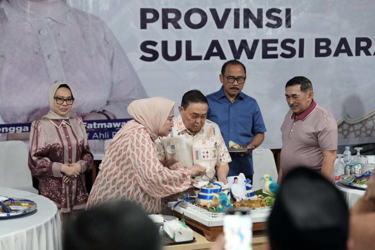 Keakraban SDK dan Salim S Mengga Warnai Syukuran Ultah ke-74 Wagub Sulbar