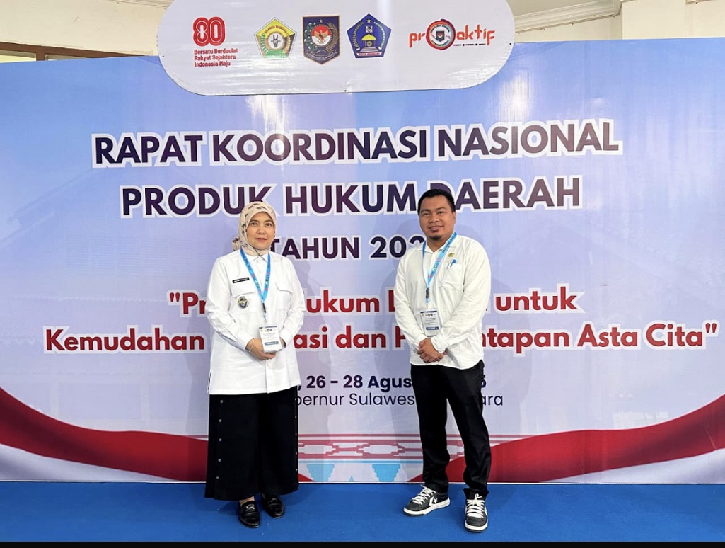 Wawali Aliyah Hadiri Rakornas Produk Hukum Daerah 2025 di Kendari