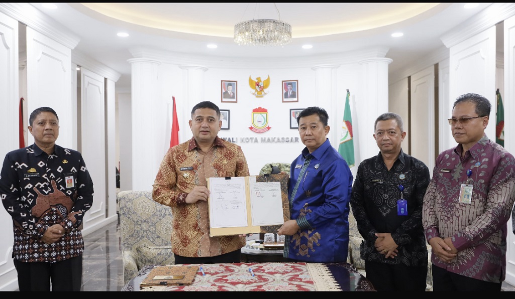 Wali Kota Makassar Teken Mou Bersama Kepala BNNP Sulsel, Sepakat Tangkal P4GN Sejak Dini