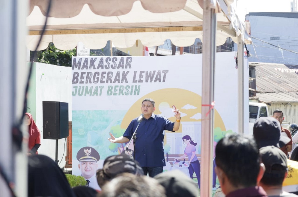 Munafri Gaungkan Makassar “Merdeka” dari Sampah