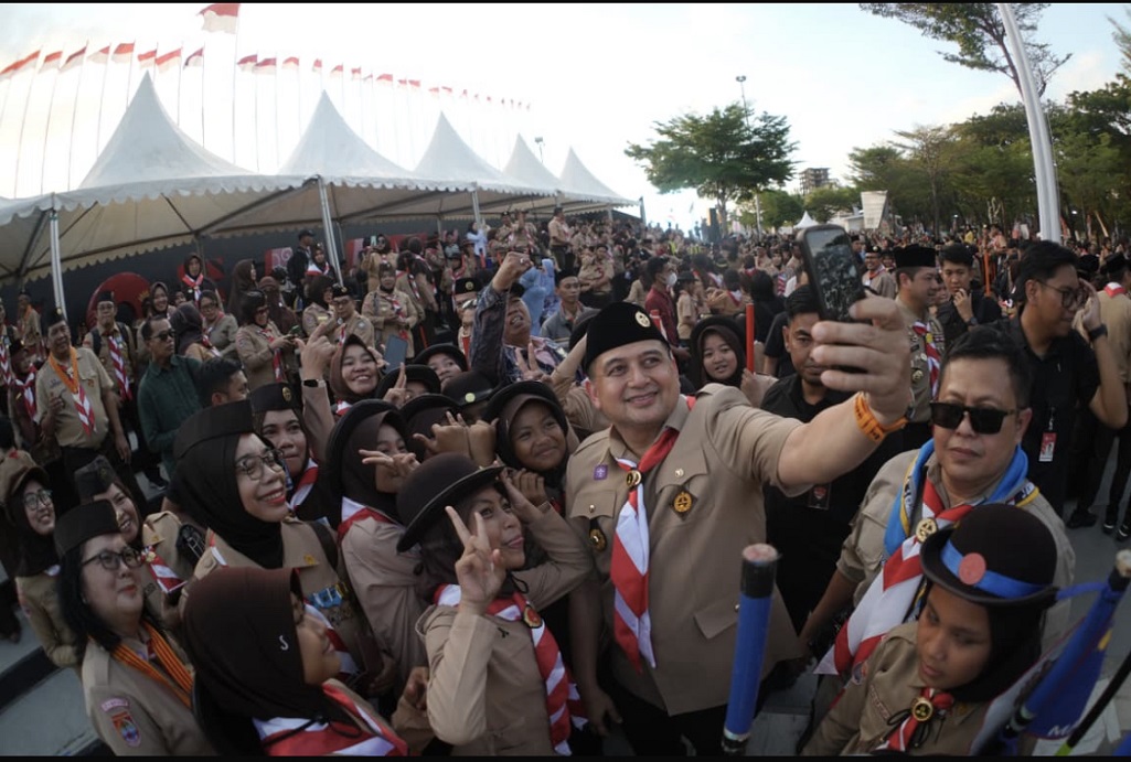 Munafri Minta Pramuka Jadi Pelopor Anti-Bullying dan Bersiap Hadapi Dinamika Zaman