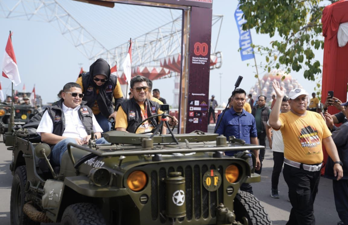 Gubernur, Kapolda Sulsel dan Wali Kota Makassar Lepas Peserta Merdeka Off Road Peduli IV di CPI