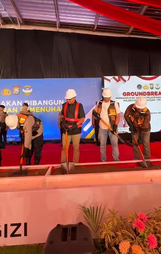 Ketua DPRD Makassar Hadiri Groundbreaking SPPG yang Digelar Polrestabes dan Polda Sulsel