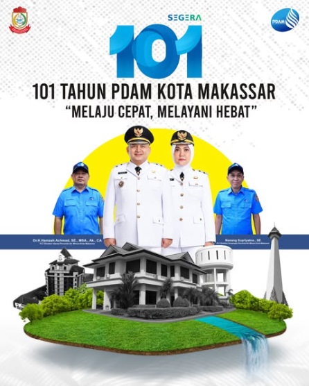 101 Tahun PDAM Makassar, Hadir Sebagai Garda Terdepat dalam Pelayanan Air Bersih