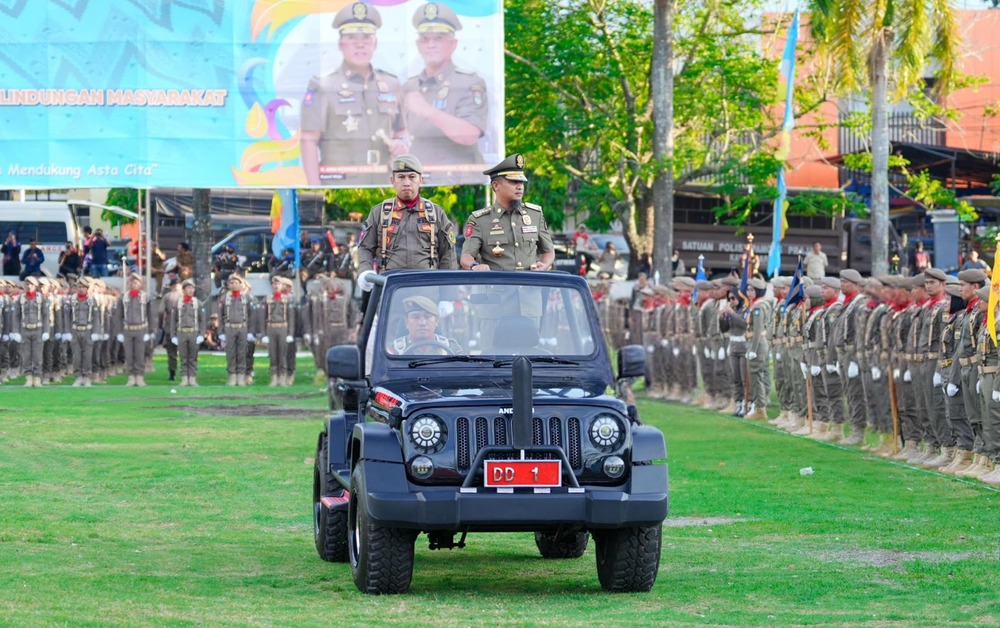 Gubernur Sulsel Pimpin Apel Satpol PP di Wajo, Sebut Peran Strategis dalam Menjaga Stabilitas Sosial dan Keamanan Daerah