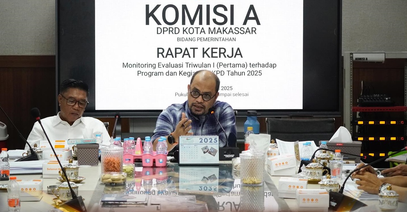 Monev Program dan Kegiatan OPD Triwulan I, Komisi A DPRD Makassar Raker Bersama Camat dan Lurah 