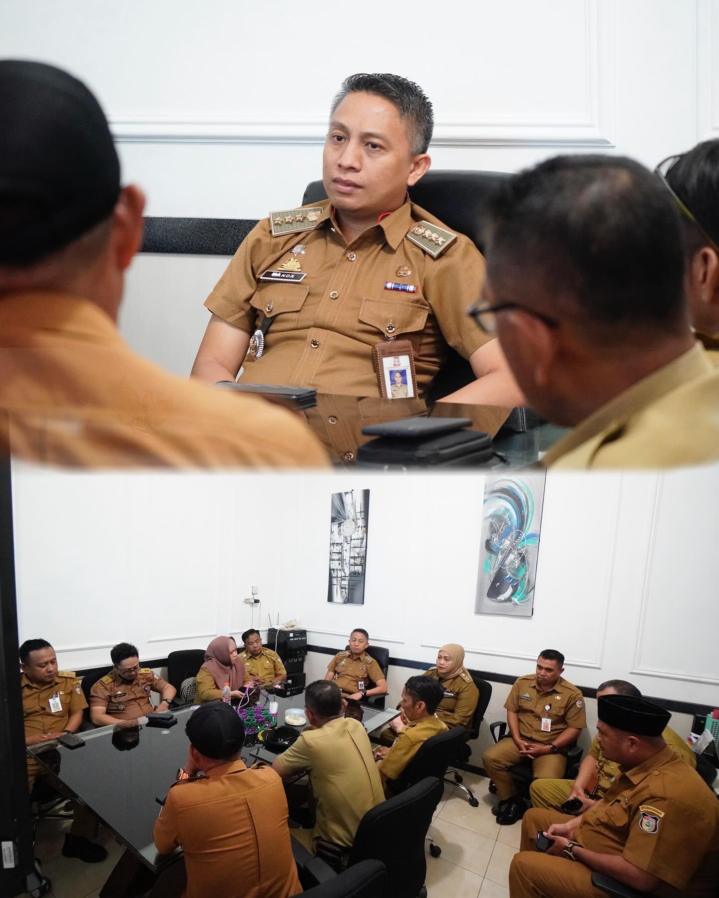 Camat Ujung Tanah Rakor Bersama Para Lurah, Bahas Penerapan Kebijakan Wali Kota Makassar