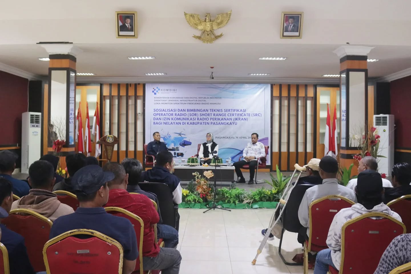 Bimtek Sertifikasi Operator Radio bagi Nelayan, Wabup Pasangkayu Minta Peserta Serius Karena Miliki Nilai yang Strategis