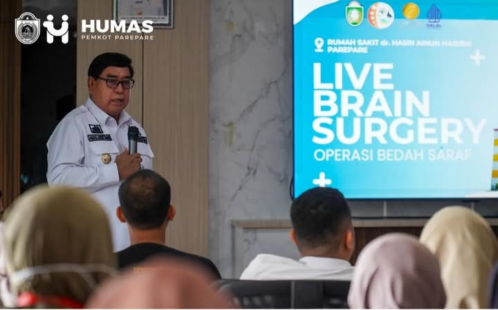 Pj Wali Kota Parepare Banggakan Operasi Bedah Saraf di RS Hasri Ainun Habibie, Jaga dan Tingkatkan Kualitas Pelayanan 