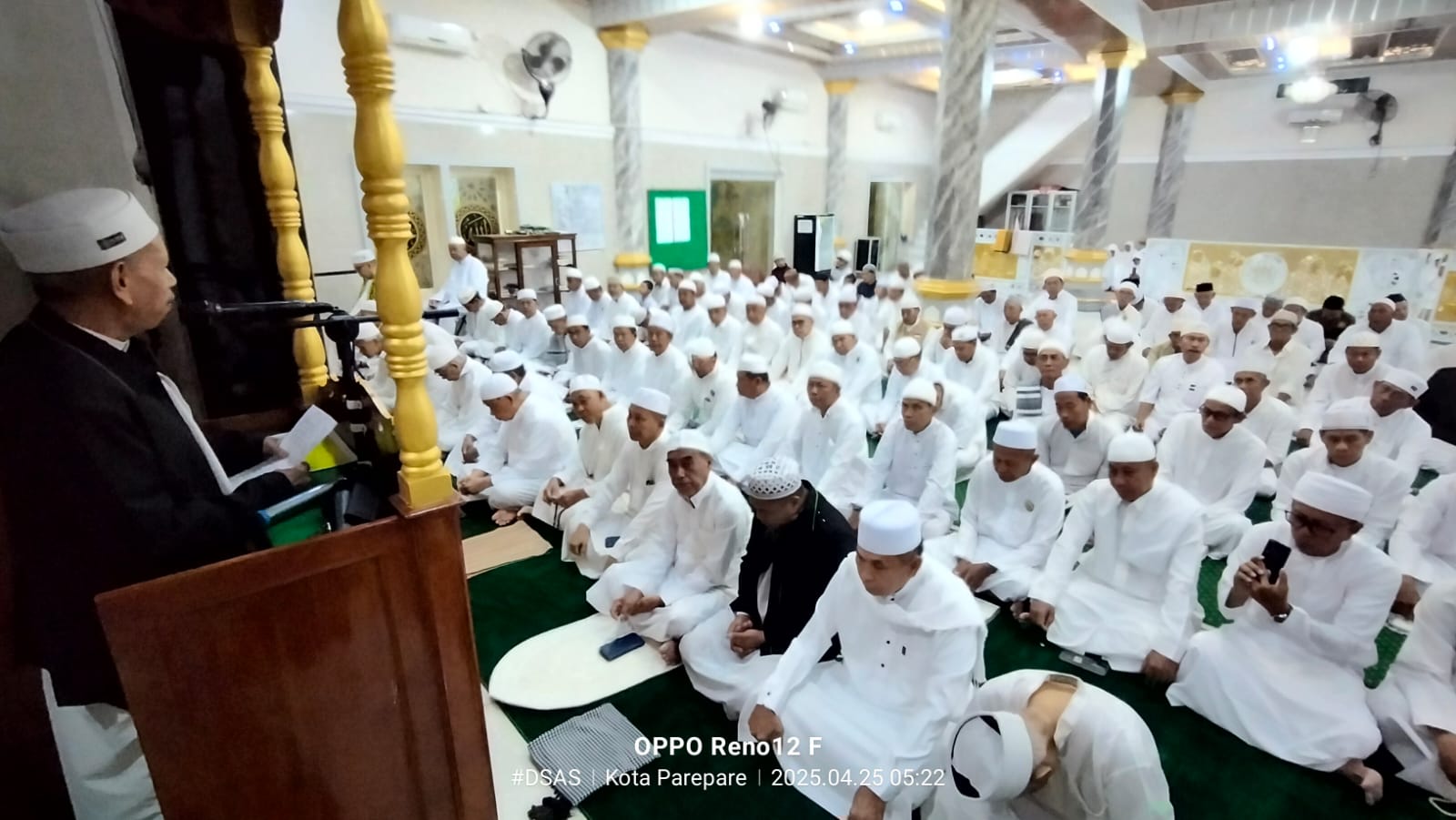 Hujan Bukan Penghalang Majelis Syuhada Makmurkan Masjid Jami Al Abrar, Para Tokoh Tetap Setia Membersamai Safari Salat Subuh 