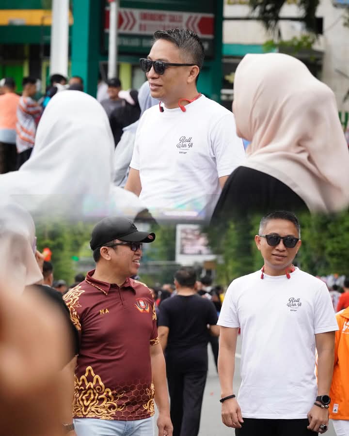Camat Ujung Tanah Bersama Para Lurah Ramaikan CFD di Jalan Sudirman