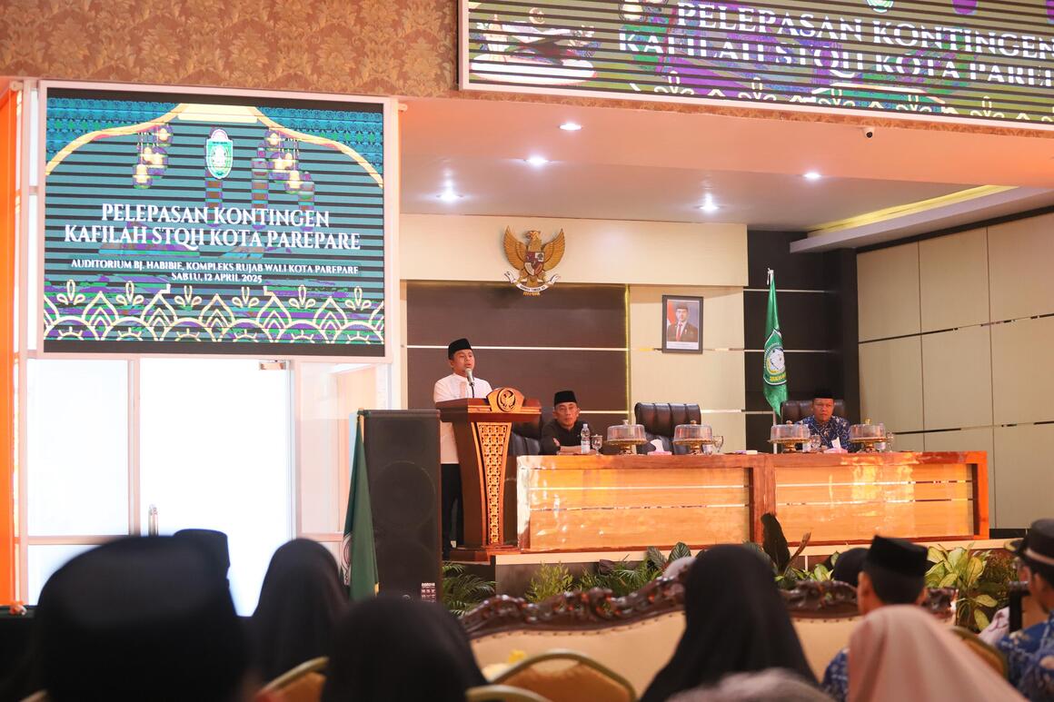 Wali Kota Tasming Hamid Motivasi Kafilah Parepare ke STQH XXIII, Torehkan Prestasi Lebih Baik