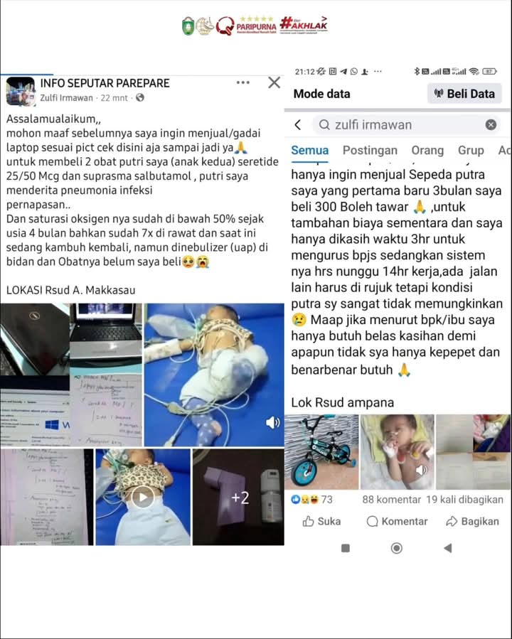 RSUD Andi Makkasau Klarifikasi Hoaks Pasien Anak di Medsos, Waspadai Modus Penipuan 