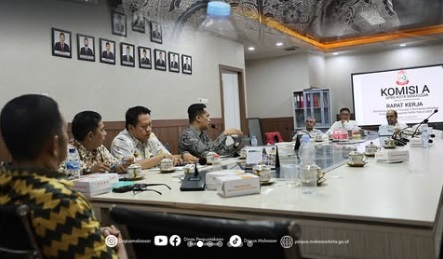 Komisi A DPRD Makassar Raker Bersama Dinas Perpustakaan, Bahas Progres Pelaksanaan Kegiatan Triwulan I